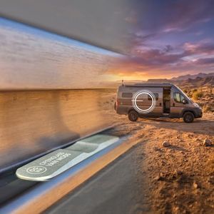OpenGlass Van Mods - Sliding Door Stopper - Universal Fit for Sprinter, Promaster, Transit & Campervans - High-Grade Aluminum Van Door Stop, Van Accessories for Privacy w/Easy DIY Install, No Glue