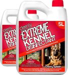 Cleenly Extreme Kennel Disinfectant, Deodoriser, and Cleaner (10L) - Cherry Fragrance - Kills and Controls Harmful Viruses and Bacteria - Tested According to the German Veterinary Medical Society
