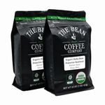 The Bean Organic Coffee Company Aloha Bean (Hawaiian Hazelnut), Medium Roast, Whole Bean Coffee, 16-Ounce Bags (Pack of 2)