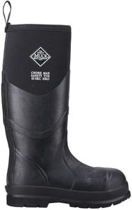 Muck Boots Unisex Chore Max S5 Safety Waterproof Wellington, Black, 10
