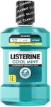 Listerine Cool Mint Intense Classic Taste Mouthwash (1000ml) Helps Kill Germs Left After Brushing, Freshens Breath and Maintain Healthy Gums