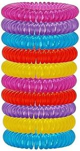 Mosquito Repellent Bracelets - 12 pack Assorted Colors for Adults & Kids | Long Lasting | DEET-Free | Natural Repellent Essential Oils | Indoor & Outdoor, Fishing, Camping, BBQ and Traveling