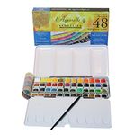 Sennelier Watercolour Metal Tin of 48 Half Pans Classic Set