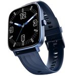 Noise Quad Call 1.81" Display, Bluetooth Calling Smart Watch, AI Voice Assistance, 160+Hrs Battery Life, Metallic Build, in-Built Games, 100 Sports Modes, 100+ Watch Faces (Space Blue)