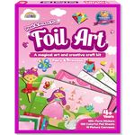 ZMLM Foil Art Fun Kit for Kids: Foil Art Crafts Princess Unicorn Gift for 4 5 6 7 8 9 Year Old Girls Mess Free Art and Craft Supplies for Kid Activity Kits Travel Toys Christmas Birthday Easter Gifts