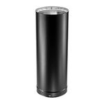 DuraVent DVL 6DVL-12 DVL Galvanized Steel/Stainless Steel Double Wall Wood Burning Stove Pipe Connector to Vent Smoke/Exhaust, 12" x 6" Diameter