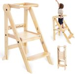 Foldable Toddler Tower, 3 Adjustabl