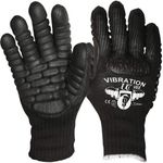 1 pair Anti Vibration Work Gloves Anti-Vibration Power Tools Vibration Reducing Gloves (Large (9))