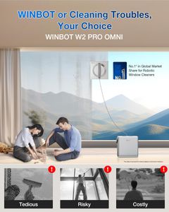 ECOVACS Winbot W2 Pro Window Cleaning Robot – Automatic Glass Cleaner