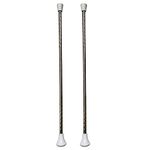 Dasiyoki Twirling Baton 2 Pieces Spinning Dance Baton Metal Gymnastics Parade Stick for Child in Majorette (Original Version, 2 Pack)