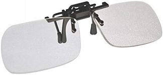 Magna-flip Clip on Flip up Magnifiers, Converts Distance Glasses and Into Reading and Computer Glasses. +2.75 Diopter