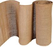 OZXCHIXU NO-FRAY NO-Mess Burlap Fabric Roll . 13" Wide x 11 Yards Long Table Runner with Finished Edges. Perfect for Weddings, Placemat, Crafts. Decorate.