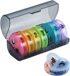 Weekly Pill Organizer, Pill Box 2 T