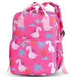 Hairao Toddler Backpack for Girls and Boys, Cute Preschool Backpack, Kindergarten Elementary School Kids Backpacks, Dinosaur Unicorn School Book Bag with Chest Strap