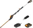 WORX Pole Hedge Trimmer, 20 V 45 cm Cordless Pole Hedge trimmer, Reach Up to 3.6 m, with Battery and Charger, PowerShare