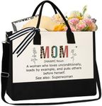 GevGuxLuo Mom's Tote Bag, Large Whi