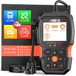 ANCEL HD601 Heavy Duty Truck Scanner Diesel Diagnostic Scan Tool, Check Engine DPF Fit for Cummins, International, Kenworth, Detroit, Paccar, Semi Truck & Truck & Car 3 in 1 OBD2 Code Reader