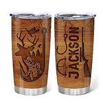 Hyturtle Personalized Hunting Gifts For Men - Deer Hunting Tumbler 20Oz Travel Coffee Mug Stainless Steel- Fathers Day Gift For Dad Him Boy Husband From Son Wife- Birthday Christmas Gifts For Hunters