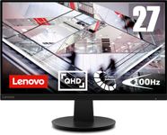 Lenovo N27q 27 inch PC Monitor | QHD, 1440p, 48-100Hz, 4ms, IPS, HDMI, DP | Ideal PC, Laptop, MacBook & Creative Professionals