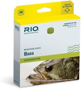 RIO Products Fly Line Mainstream Bass/Pike/Panfish Wf6F, Yellow