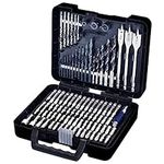 PRESTO Drill Bit Set - 100-Piece Drilling and Driving Accessories Kit Set High Speed Steel Drill Bits & Driver Set for Wood Metal Cement Masonry and Plastic with Carrying Case