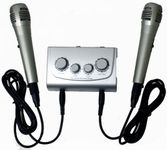 Azusa MIK0115 Karaoke Mixer with Microphones