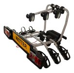 Witter ZX303 Clamp-on Towbar Mounted Bike Rack for 3 Bikes | Maximum Load 51 kg | Lightboard for 13-pin socket