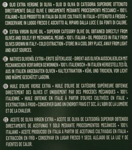 Le Terre di Colombo Extra Virgin Olive Oil, 3L Tin