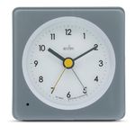 Acctim Barber Analogue Alarm Clock Smartlite® Crescendo Easy Set Alarm Pigeon Grey