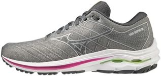 Mizuno Women's Wave Inspire 18 Running Shoe, Ultimate Grey/Silver, 7.5