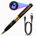 Spy Mission HD Spy Pen Camera Hidden Recording Device for Indoor and Outdoor, Portable Mini Video Audio Recorder,2024 New Version SD Card supportable max 32GB Small Security Camera Series-4