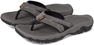 Teva Mens M Katavi 2 Thong Sport Sandal, Grey, 8