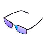 Color Blind Glasses Blue Green Purple Color Blindness Corrective Glasses for Men and Women,Fullframe