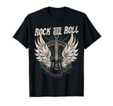 Rock and Roll Guitar Vintage ROCK Music T-Shirt