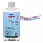 REDCOP® Isopropyl Alcohol 99.9% Pure [(CH3)2-CH-OH] CAS: 67-63-0] 300ml Rubbing Alcohol