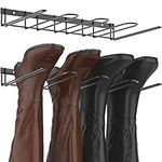 PrimZooty Boot Rack Wader Hanger Wall Mounted- (2PACK) Sturdy Metal Boot Organizer, Tall Shoe Holder for Closet, Entryway, Outdoor, Garage