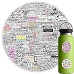 60Pcs Sarcasm Stickers, Sarcastic Quotes Stickers, Snarky Funny Humorous Vinyl Stickers Decals for Laptop Water Bottles Bike Skateboard Luggage Computer Hydro Flask Toy Phone Snowboard. Gifts for Kids