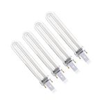 Xichen Light Bulbs Replacement 9W Uv 365Nm Lamp Bulb Tube for Nail Art Dryer Uv Lamp Light - 4 Pcs/Set