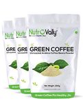 NutroVally - Green Coffee Beans Powder For Weight Management | Energy Booster & Antioxidants Rich Grano Beans 200gm (Pack of 3)