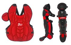 Jadekylin 16" Baseball & Softball Catcher Gear Youth Ages 15 & Older (Red)