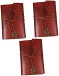 Tofficu 3pcs Handbook Leather Bound