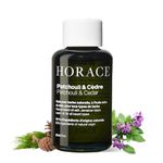 HORACE Patchouli & Cedar Beard Oil for Men - Conditioner with Argan Oil - Gentle Beard Care for All Skin Types - Woody, Aromatic Scent, 30 ml