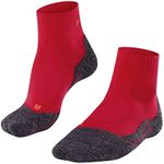 FALKE Women's TK2 Explore Cool Hiking Socks, Red (Rose 8564), 9.5-10.5, 1 Pair