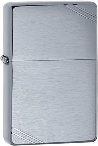 Zippo Vintage Mechero, Brushed Chrome, 3.5x1x5.5 cm