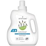 ATTITUDE Liquid Laundry Detergent, EWG Verified Laundry Soap, HE Compatible, Vegan and Plant Based Products, Cruelty-Free, Wildflowers, 80 Loads, 2 Liters