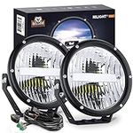 Nilight 7Inch Round Offroad Lights 