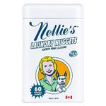 Nellie's Laundry Nuggets - 60 Loads - Dissolvable Concentrated Detergent Pods - Plant-Based Formula - Effective & Gentle Cleaning - Eco-Friendly Power for Fresh Clothes