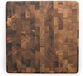 Ironwood Gourmet 28218 Square Charleston End Grain Chef's Board , Acacia Wood 14" Square