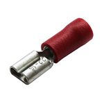 All Trade Direct 20 x Red 4.8mm Female Spade Connector Push On Car Radio Speaker Crimp Terminal