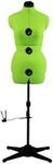 MNOXBCCO Neon Green Adjustable Dress Form Mannequin for Sewing Female Size 6-14, Pin-able Model Body with 13 Dials & 360 Degree Hem Guide, Up to 75" Height Adjustable for Clothing Display